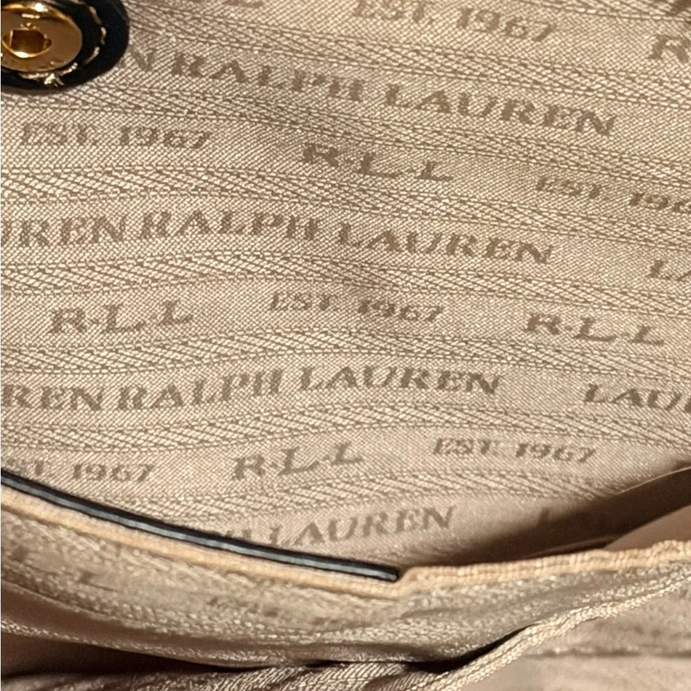 Lauren Ralph Lauren Sheldon Leather Tote Black - Picture 16 of 16